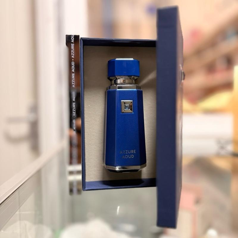 French Avenue Azzure Aoud 100ml Eau De Parfum - Saffron, Passion Fruit & Rose Notes - Oriental Woody Fragrance for Luxurious Elegance