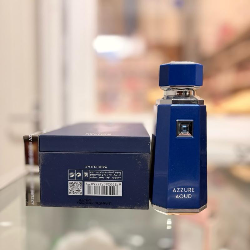 French Avenue Azzure Aoud 100ml Eau De Parfum - Saffron, Passion Fruit & Rose Notes - Oriental Woody Fragrance for Luxurious Elegance